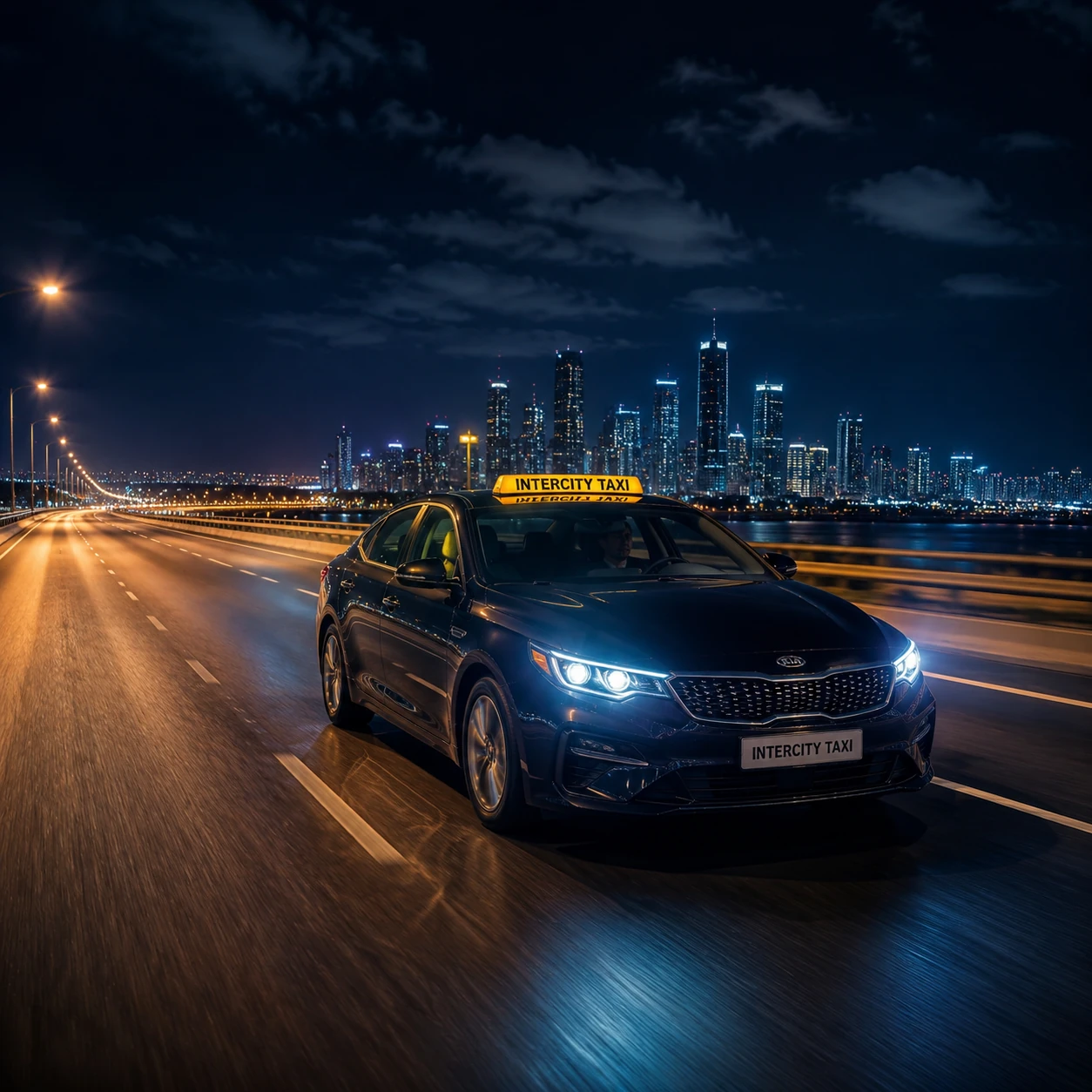 Intercity 24-hour taxi