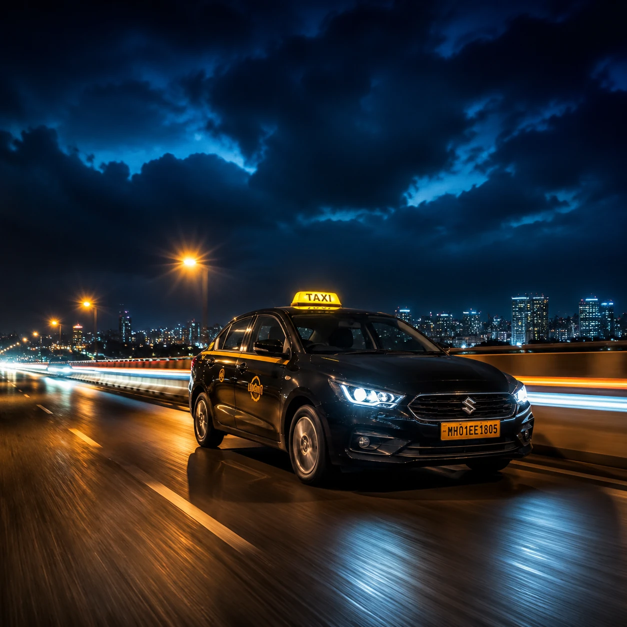 Night intercity taxi